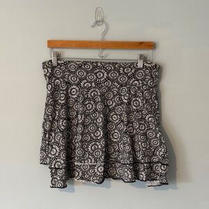 Ann Taylor LOFT Floral Skater Skirt